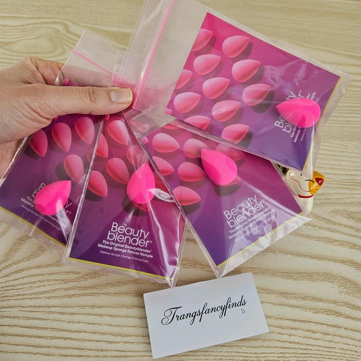 Beautyblender Original Pink Makeup Sponge Deluxe Sample Lot of 4 NEW