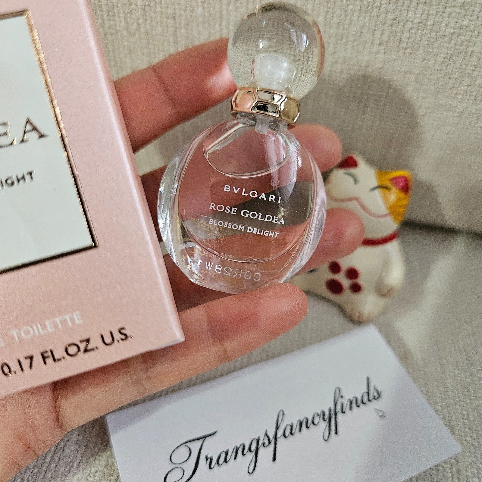NIB! BVLGARI Rose Goldea Blossom Delight Mini EDT 5 ml / 0.17 oz | Authentic | N