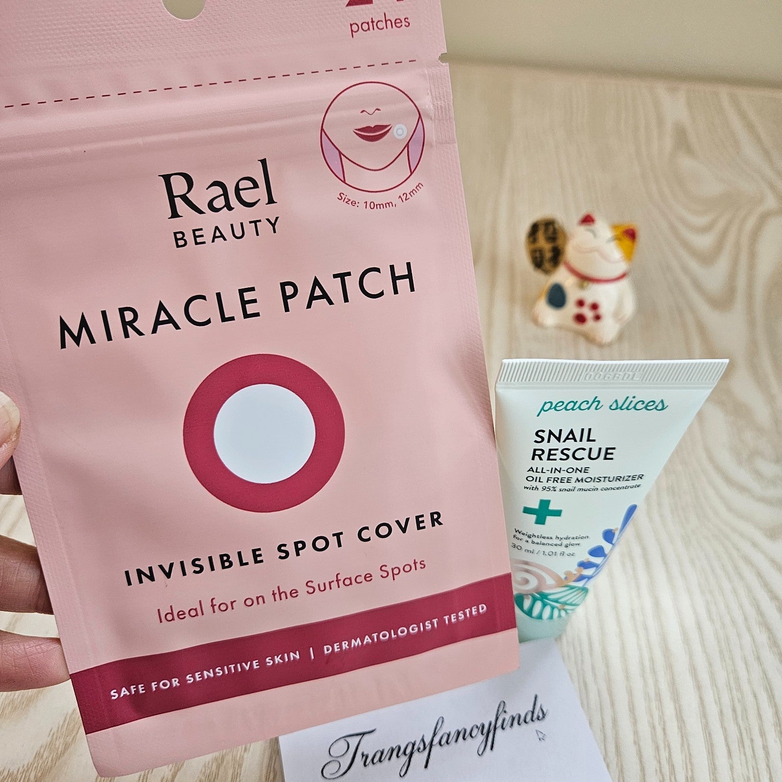 Rael Miracle Patch 24ct + Peach Slices Snail Rescue Moisturizer 30ml Skincare Se
