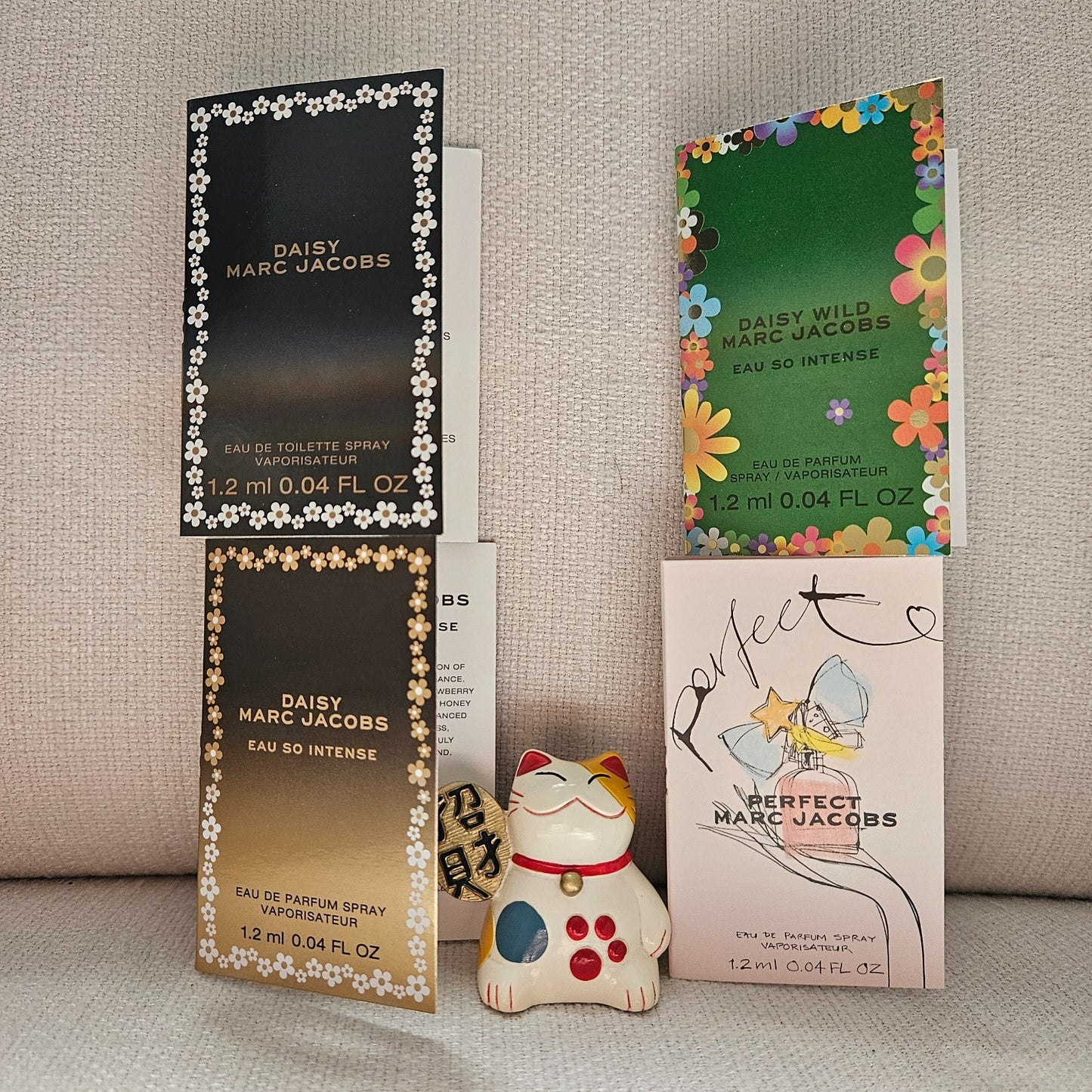 Bundle of 4 Samples DAISY MARC JACOBS 0.04 oz 1.2 ML / each EDP SPRAY AUT NEW