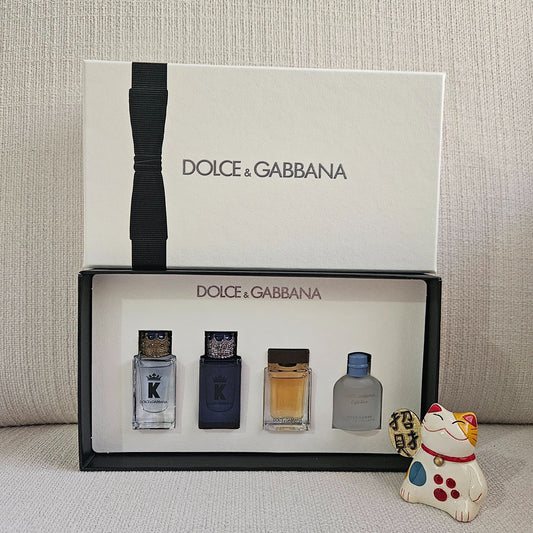 NIB! Dolce & Gabbana Men’s Mini Perfume Gift Set | Authentic | 4 pcs DABBERS