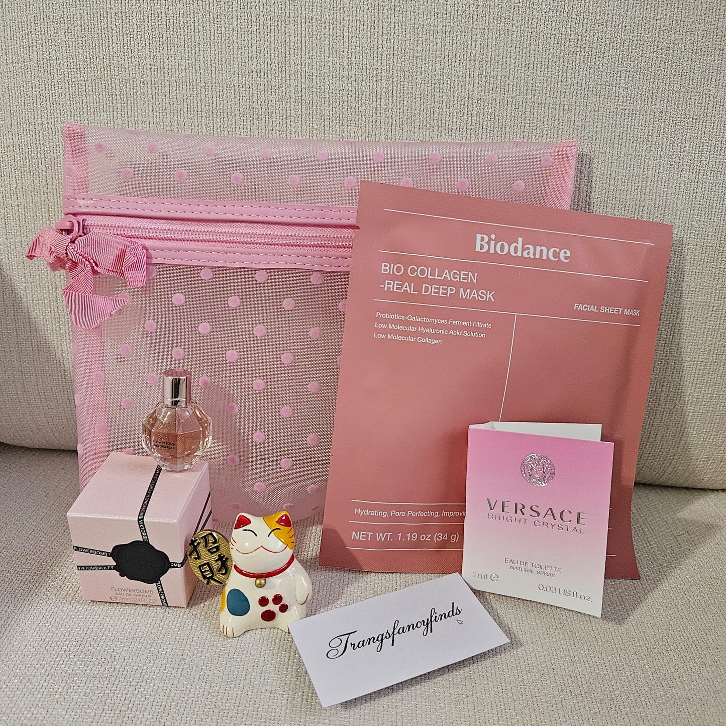 NIB! Good deal! Flowerbomb+ Versace Bright Crystal + Biodance Collage Bundle