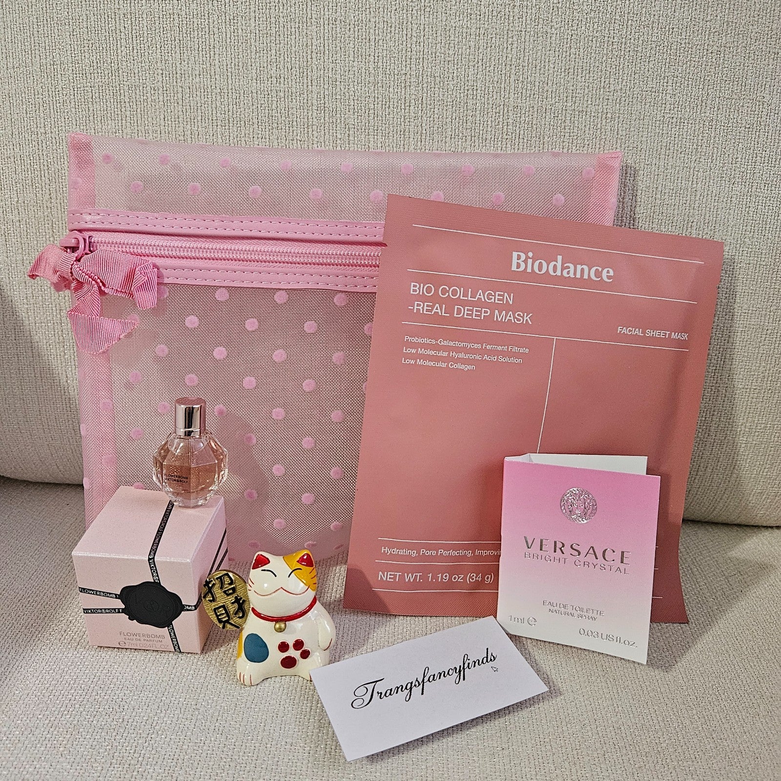 NIB! Good deal! Flowerbomb+ Versace Bright Crystal + Biodance Collage Bundle