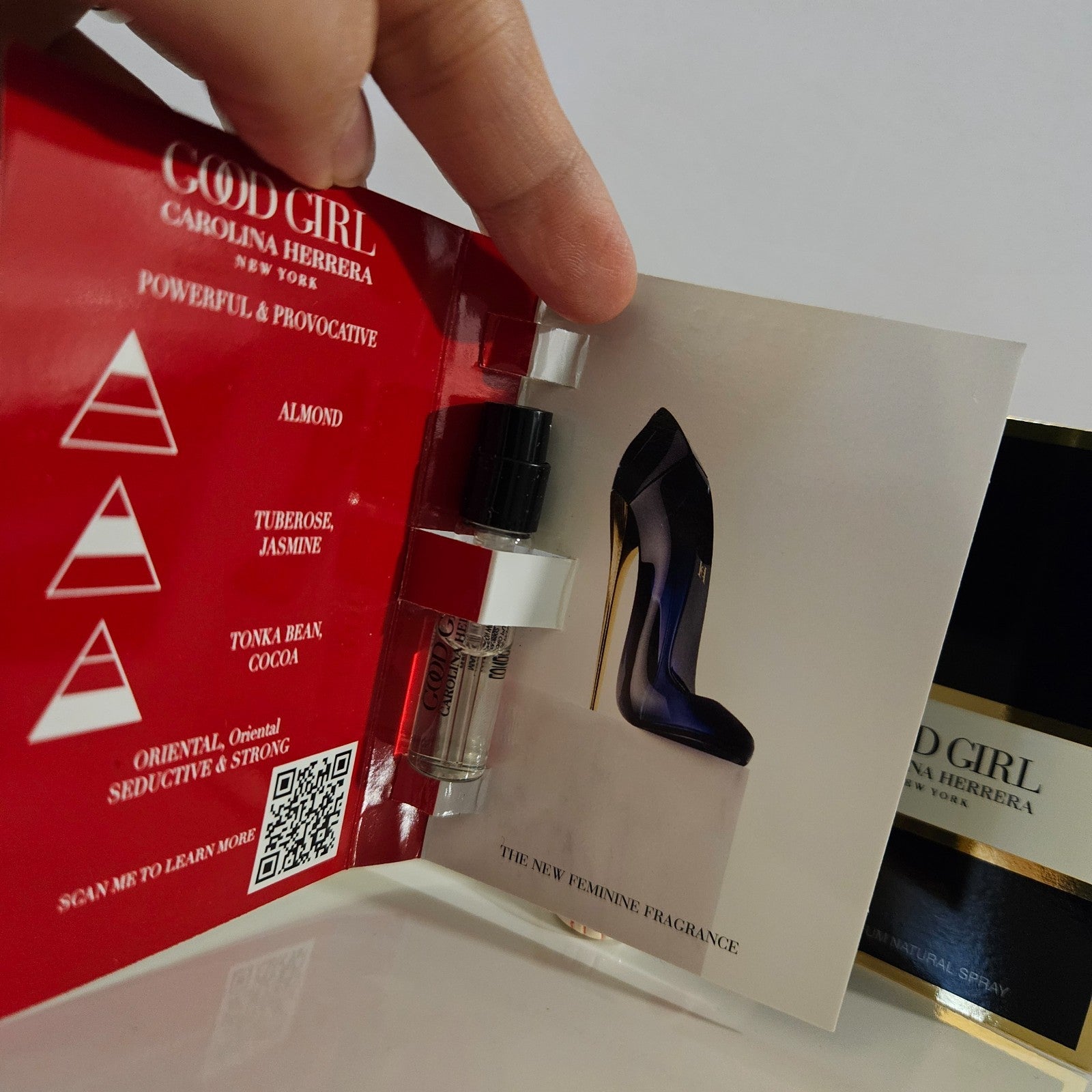 Carolina Herrera Good Girl EDP 1.5mL Sample Vial Lot of 2 EDP Spray NEW