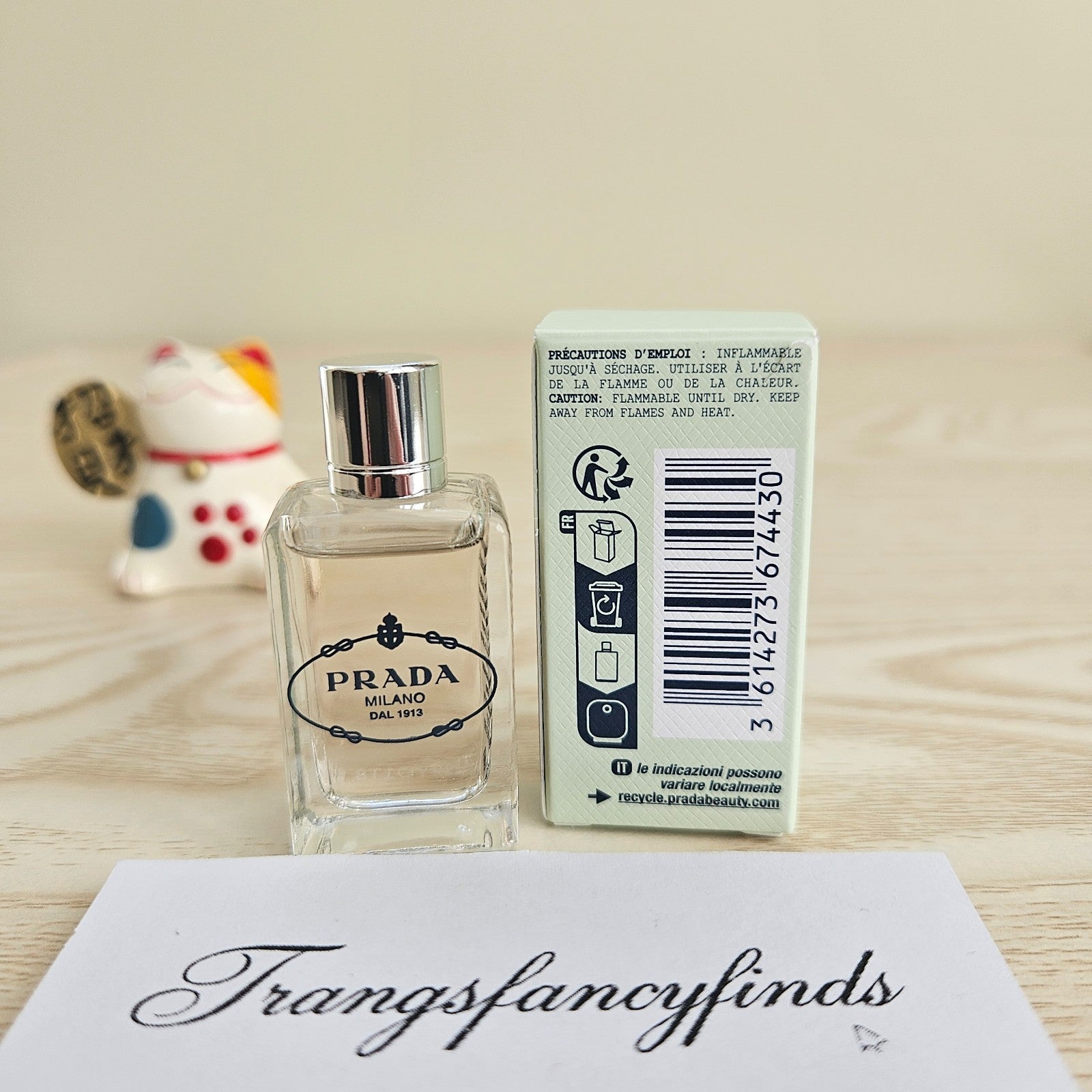 Prada Les Infusions Infusion de Vanille EDP Mini 7.5mL NIB Authentic