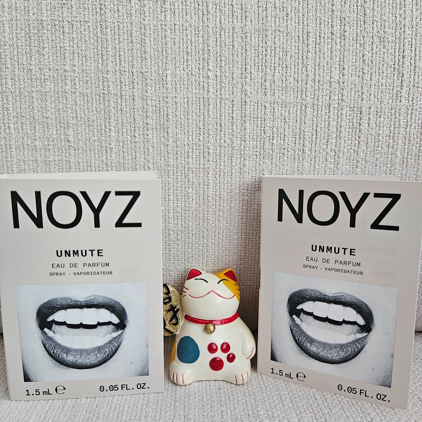 LOT OF 2 X Noyz Unmute Eau De Parfum 1.5ml Sample Spray NEW AUTHENTIC