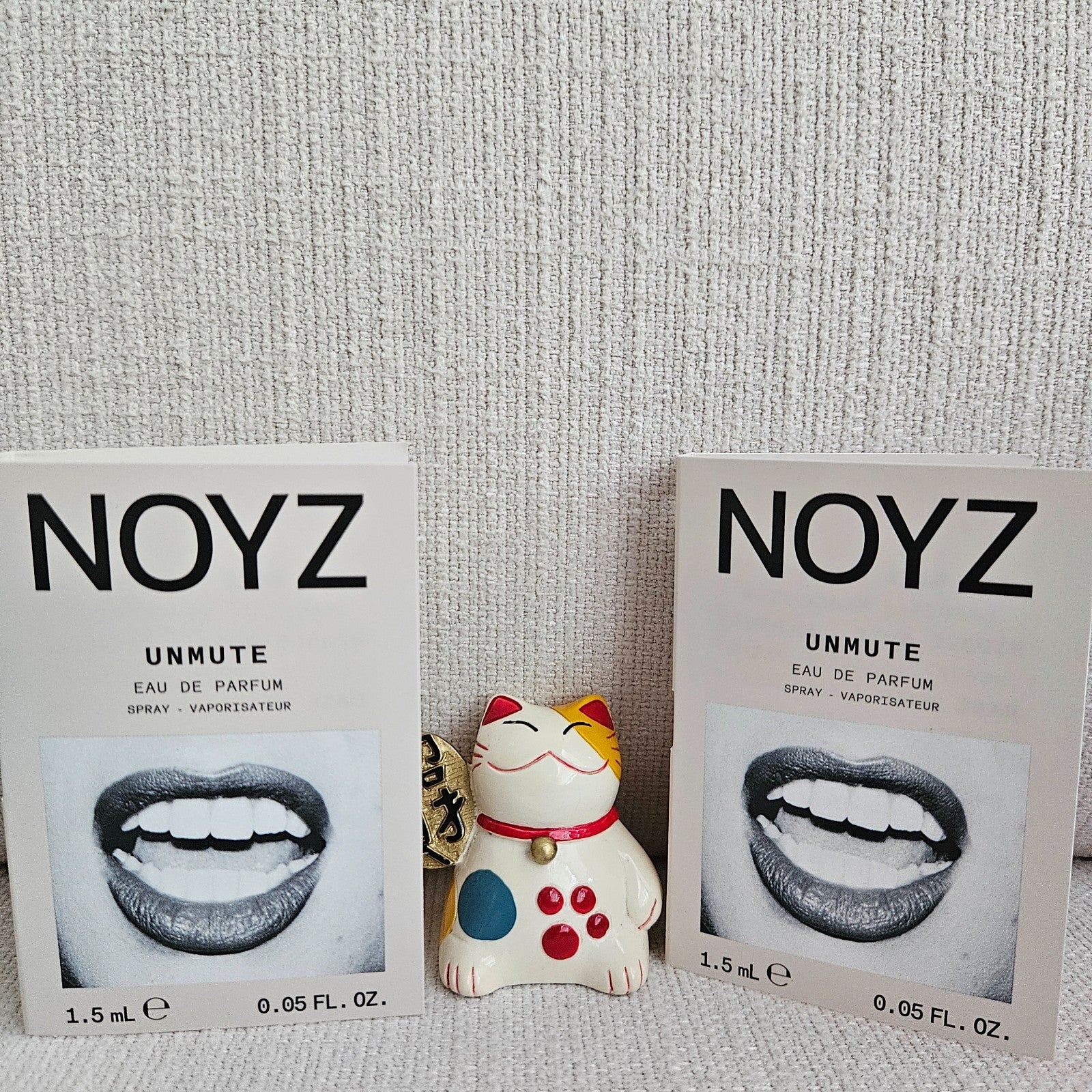 LOT OF 2 X Noyz Unmute Eau De Parfum 1.5ml Sample Spray NEW AUTHENTIC