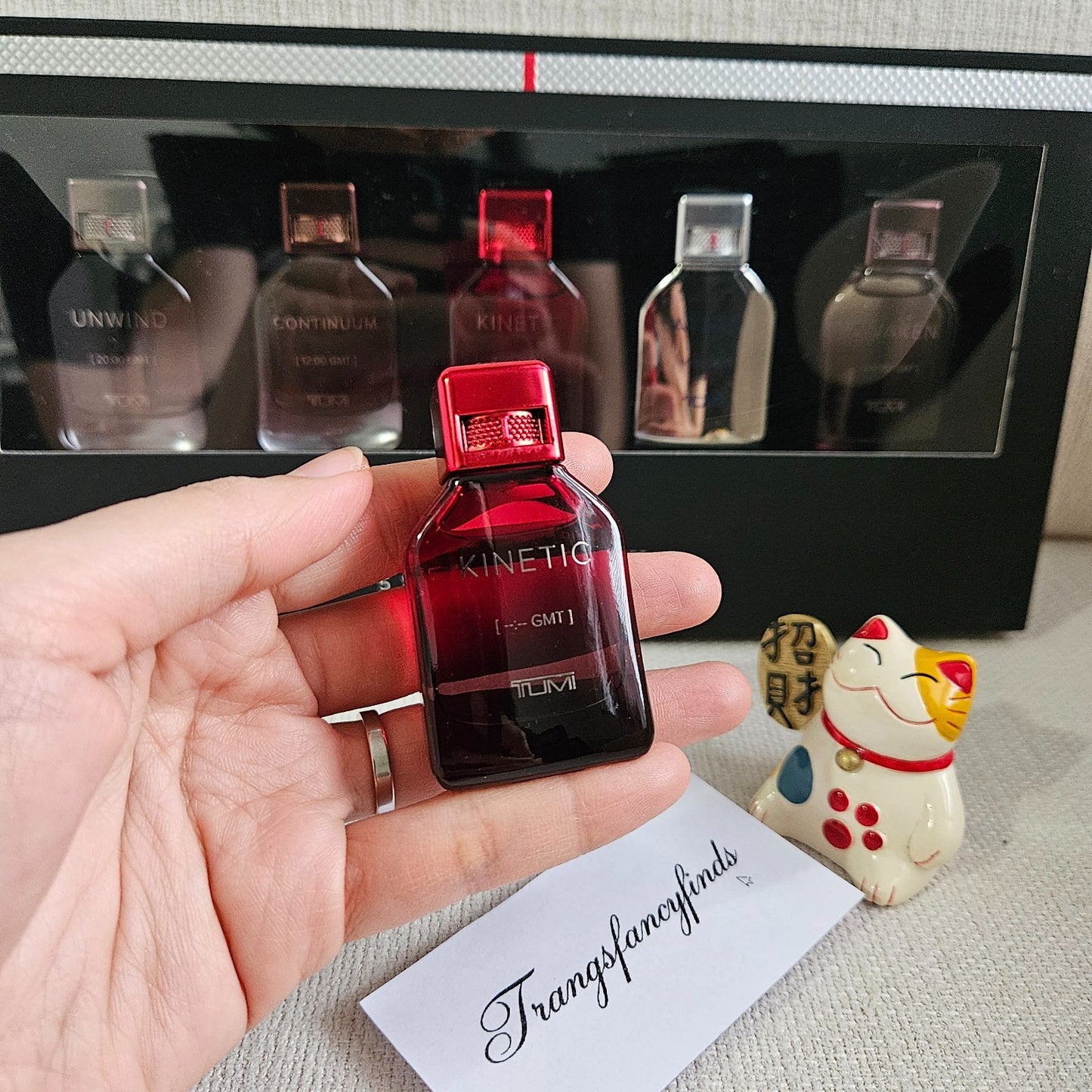 TUMI KINETIC Mini Eau de Parfum 7.5 ml | Travel Size | New | No Box- Authentic