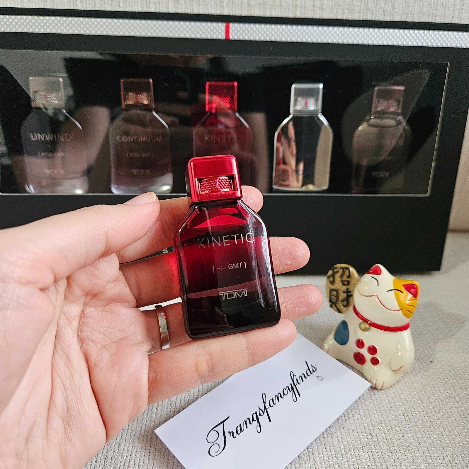 TUMI KINETIC Mini Eau de Parfum 7.5 ml | Travel Size | New | No Box- Authentic
