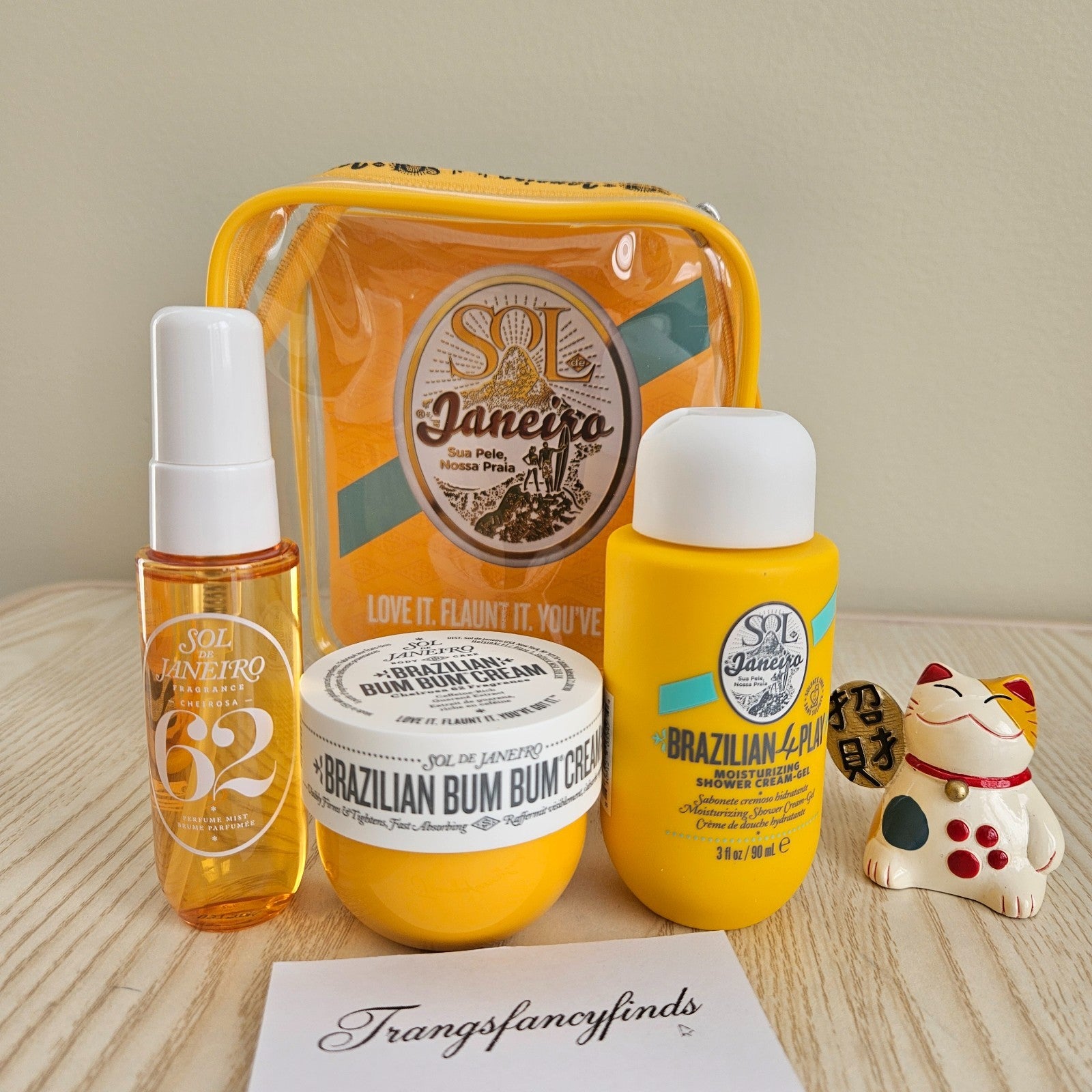 Sol de Janeiro Mini Set Bum Bum Cream 50ml + Cheirosa 62 Mist 30ml + Shower Gel