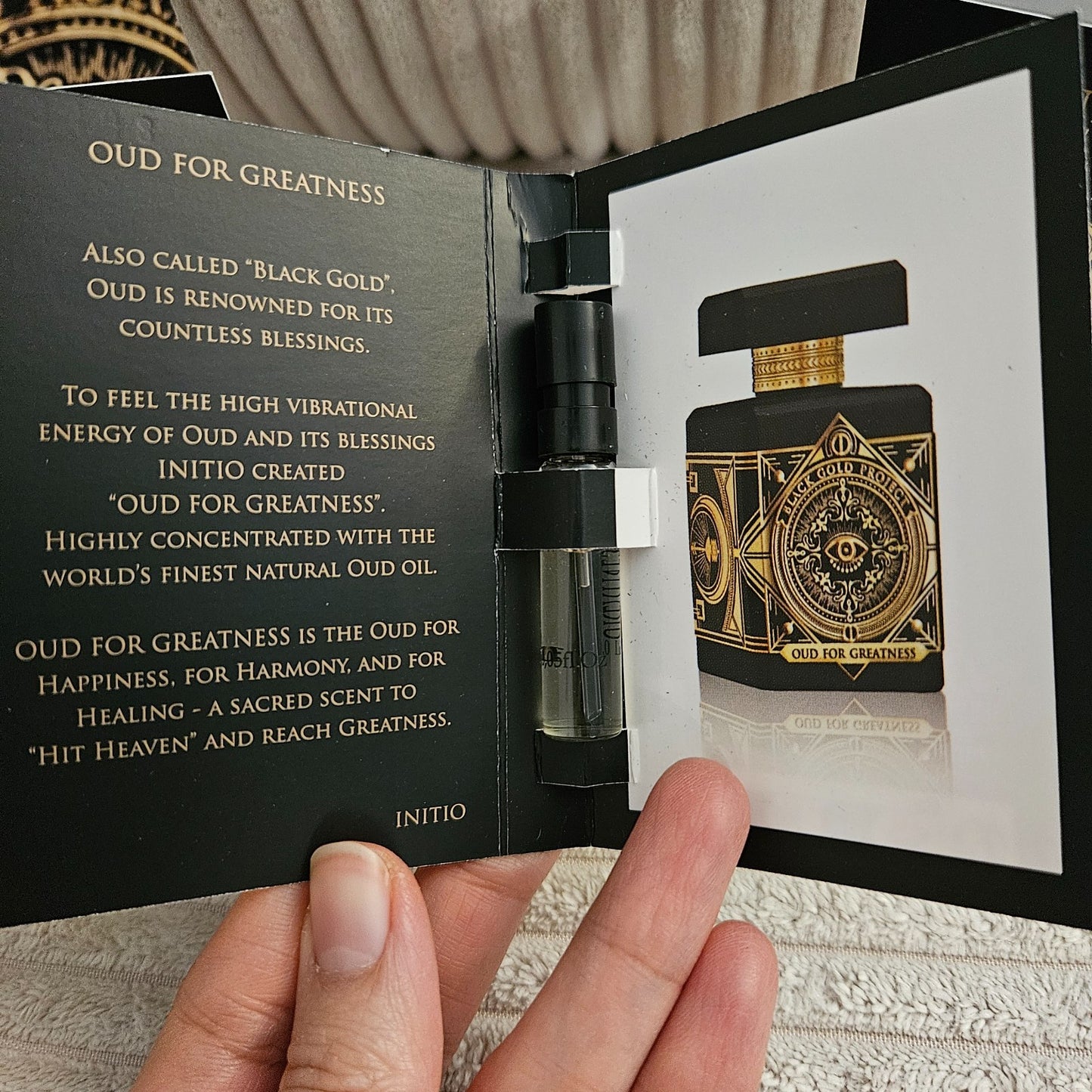 NIB! Initio Parfums Privés Oud Collection Samples x3 – Greatness, Neo, Happiness