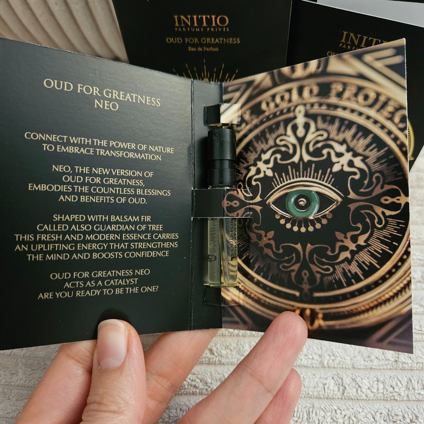 NIB! Initio Parfums Privés Oud Collection Samples x3 – Greatness, Neo, Happiness