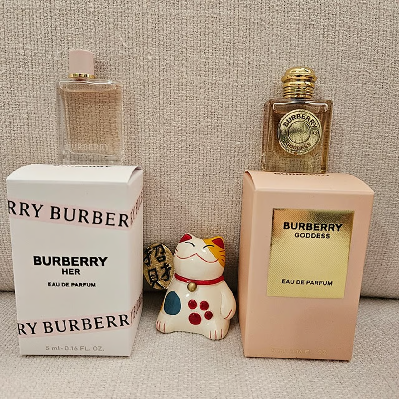 NIB! Burberry Mini Perfume Set – Burberry Her & Burberry Goddess- Authentic new