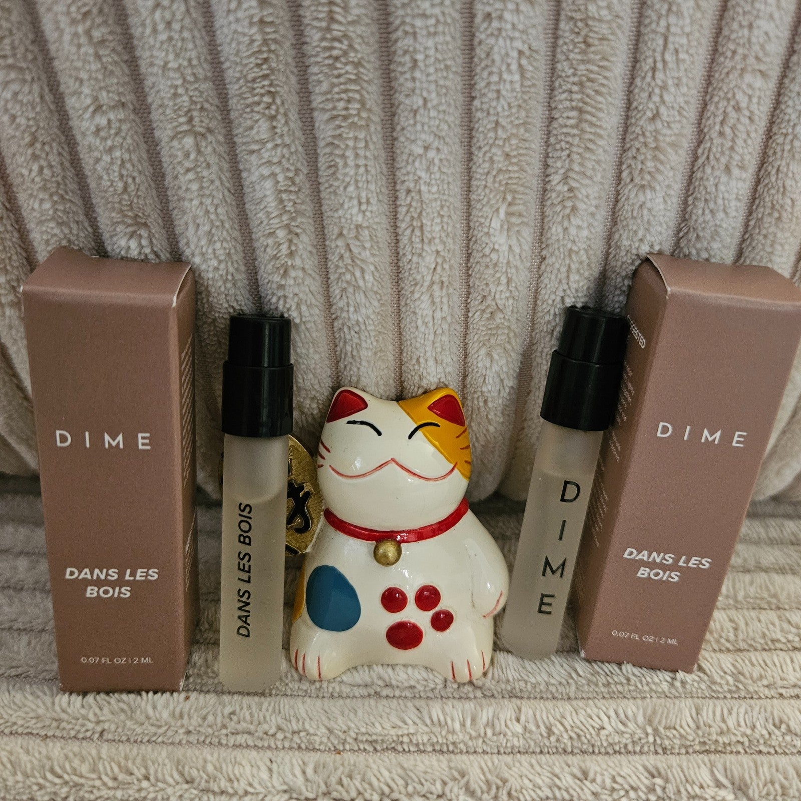 NIB! 2x Dime Dans Les Bois Perfume 0.07 oz 2 mL Spray Sample Size