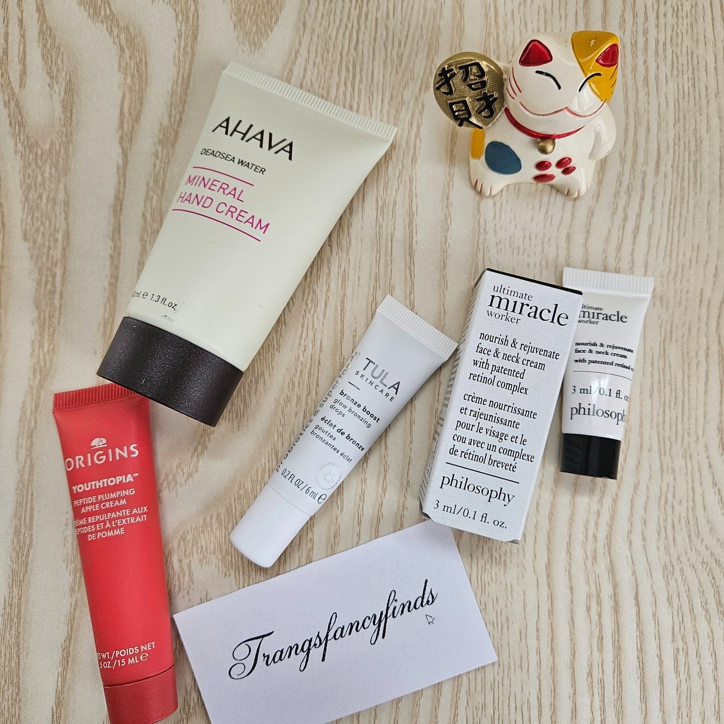 Origins Youthtopia + TULA Bronze Drops + Philosophy Miracle Worker + FREE AHAVA