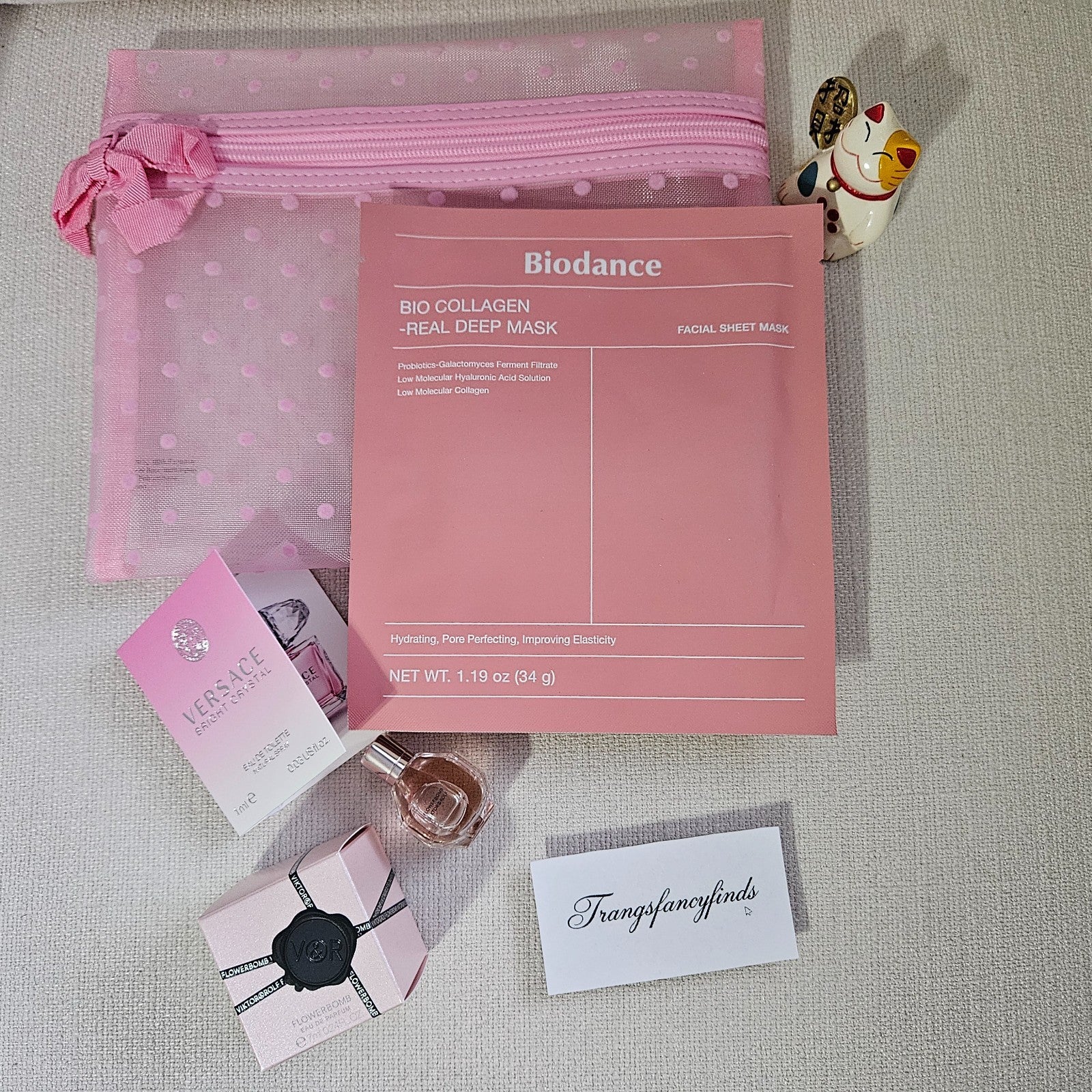 NIB! Good deal! Flowerbomb+ Versace Bright Crystal + Biodance Collage Bundle