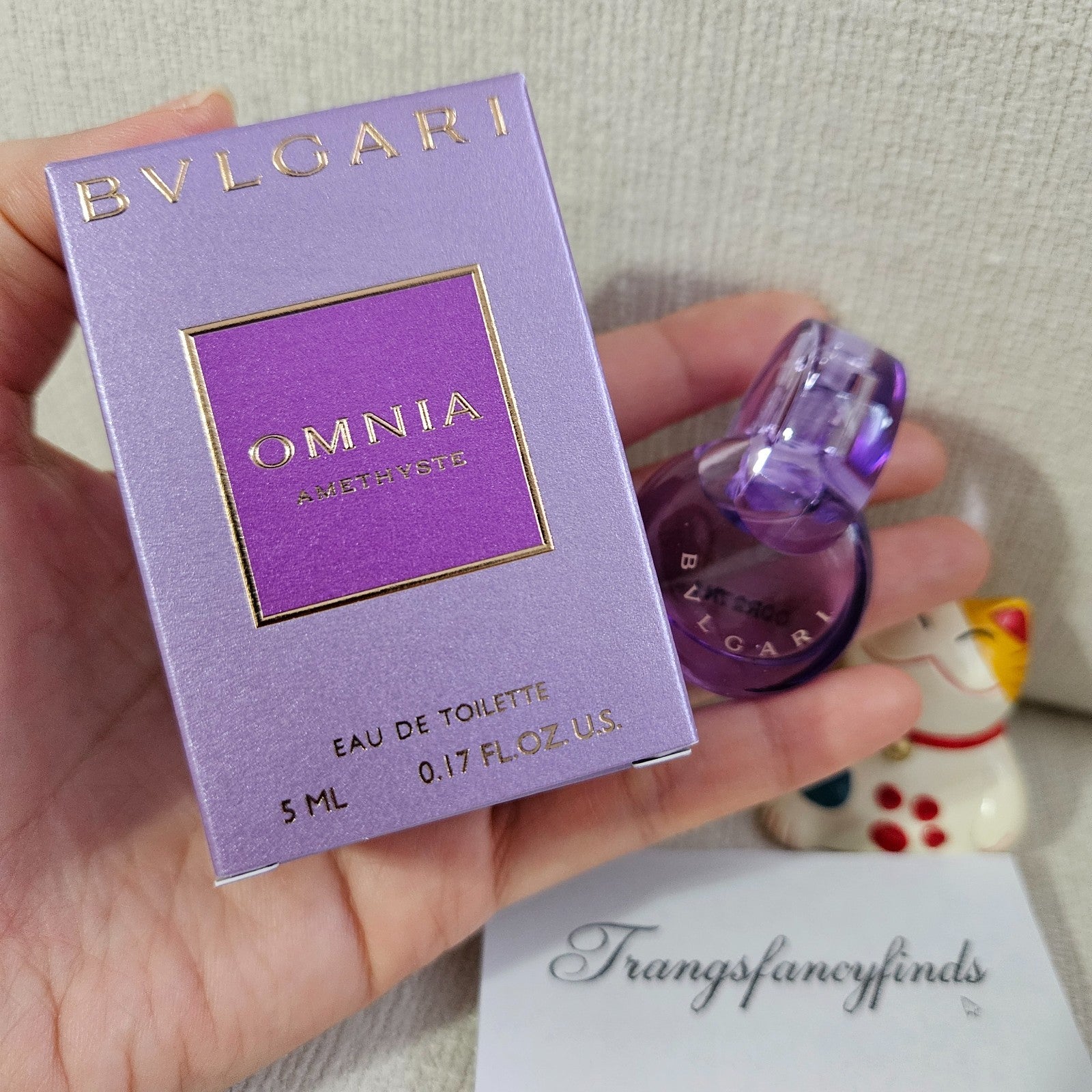 NIB! BVLGARI Omnia Amethyste Mini EDT 5 ml / 0.17 oz | Authentic | New in Box