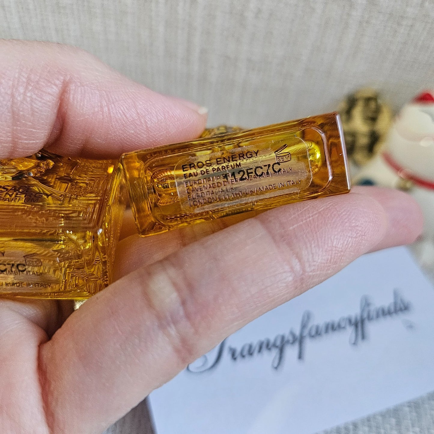 NWOB!  2xVersace Eros Energy EDP  0.17 fl oz 5 ml Travel Mini Dabber Splash