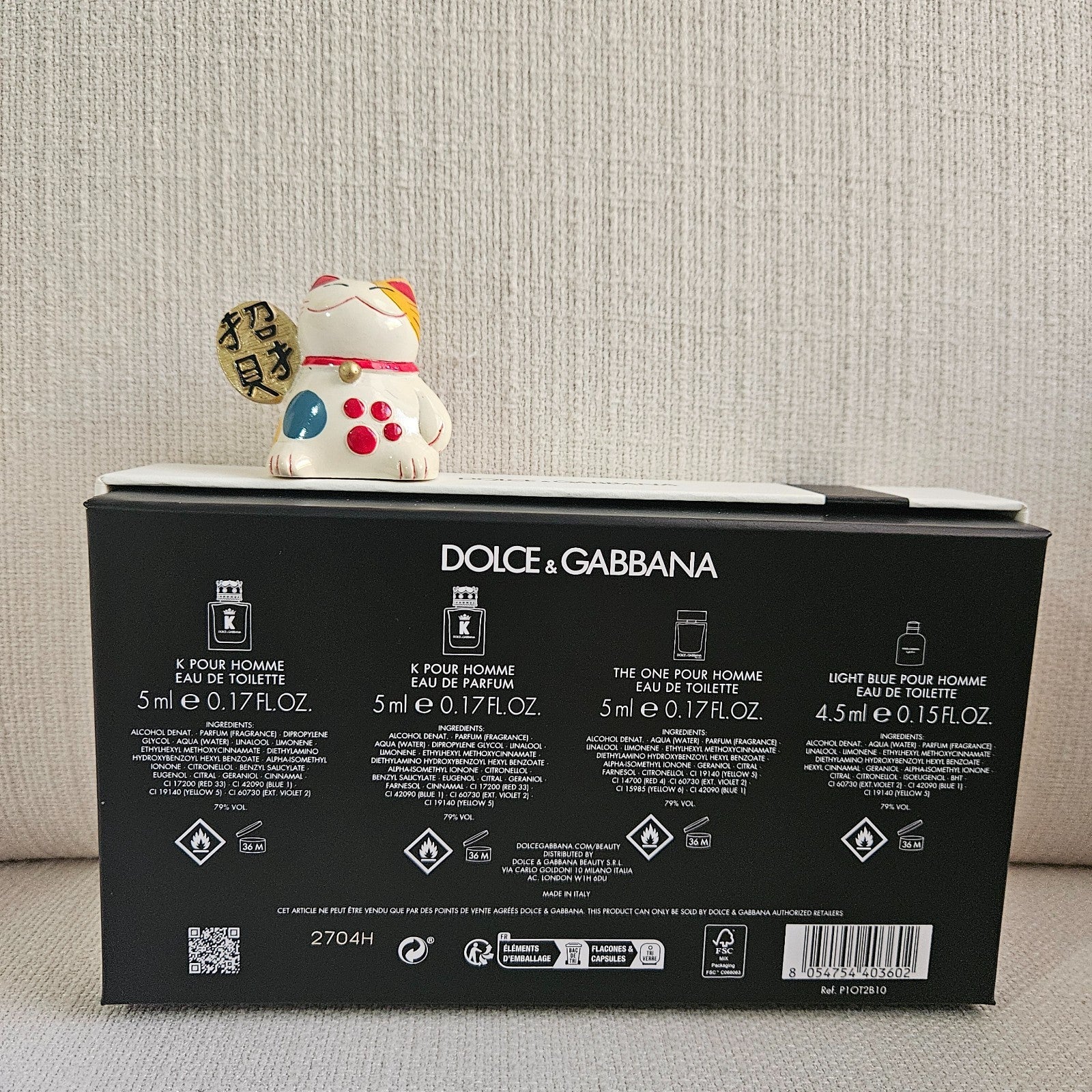 NIB! Dolce & Gabbana Men’s Mini Perfume Gift Set | Authentic | 4 pcs DABBERS