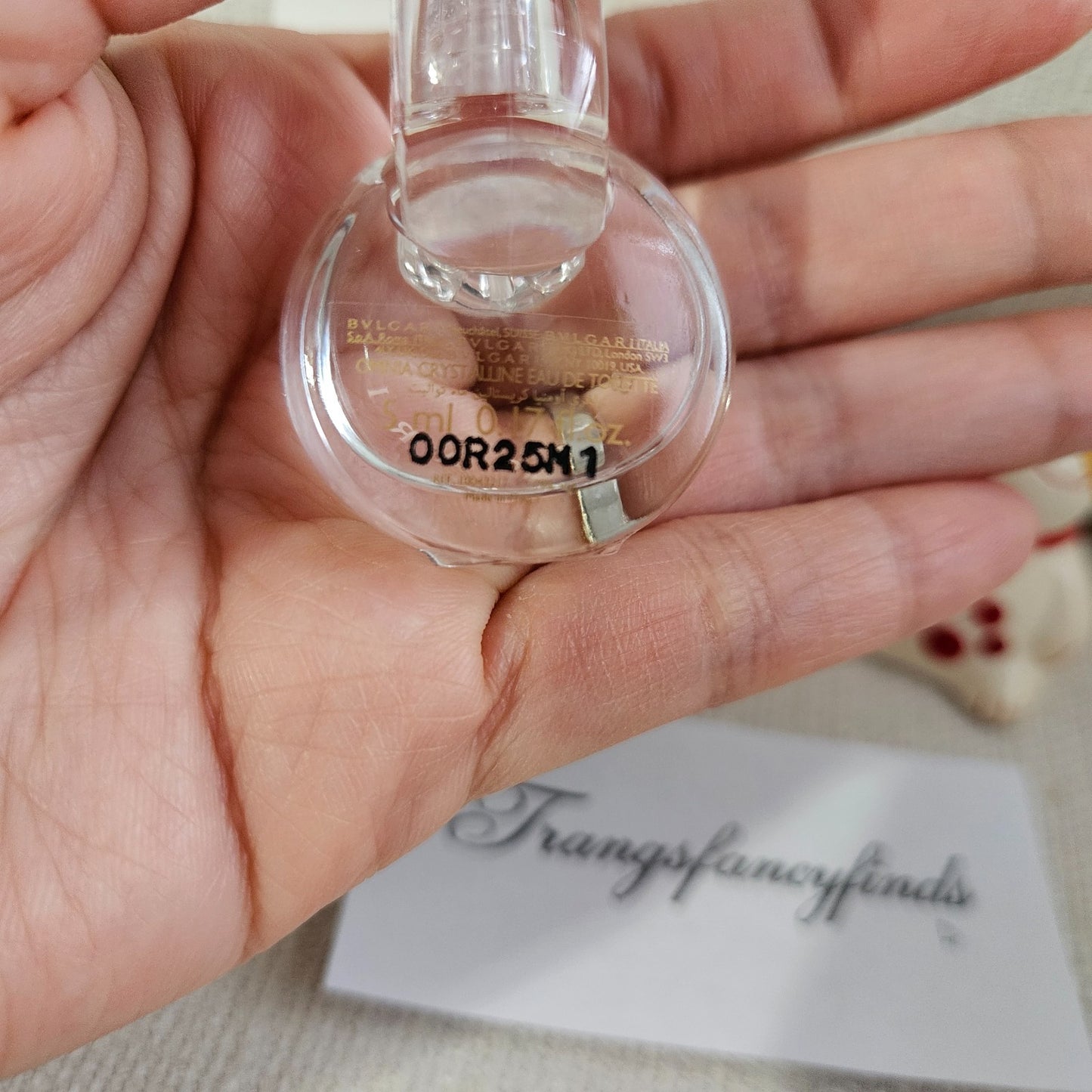 NIB! BVLGARI Omnia Crystalline Mini EDT 5 ml / 0.17 oz | New in Box