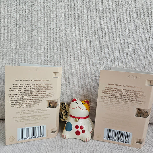 2X Burberry Goddess Eau De Parfum Samples Spray 1.5ml/0.05fl oz AUTHENTIC NEW