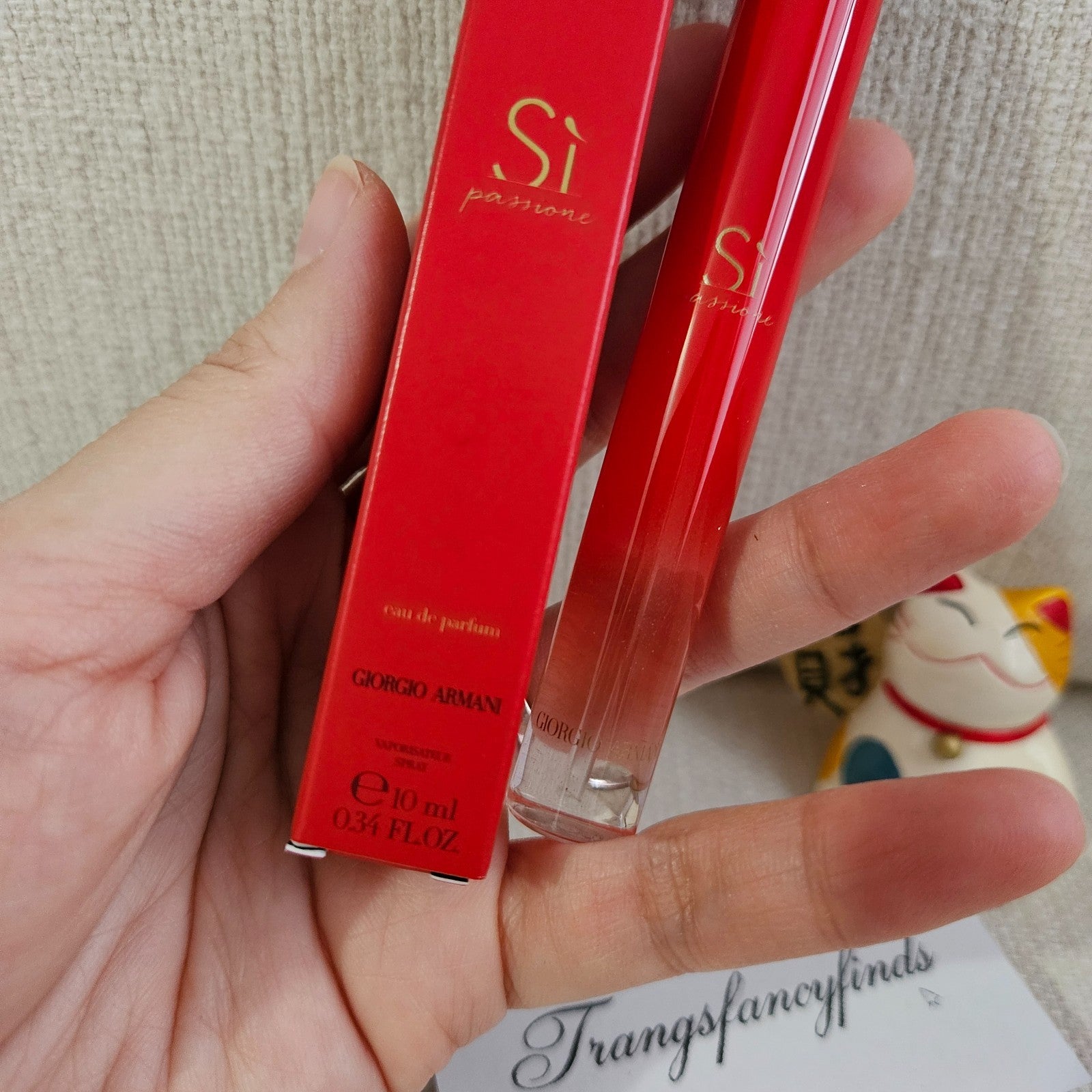 NIB! Giorgio Armani Sì Passione Travel Spray 10 ml | New | Authentic FOR WOMEN