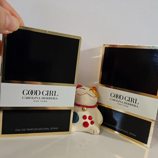 Carolina Herrera Good Girl EDP 1.5mL Sample Vial Lot of 2 EDP Spray NEW