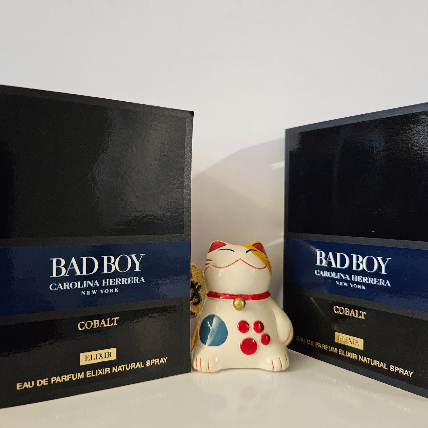 Carolina Herrera Bad Boy Cobalt Elixir EDP 1.5mL Sample Vial Lot of 2 NEW