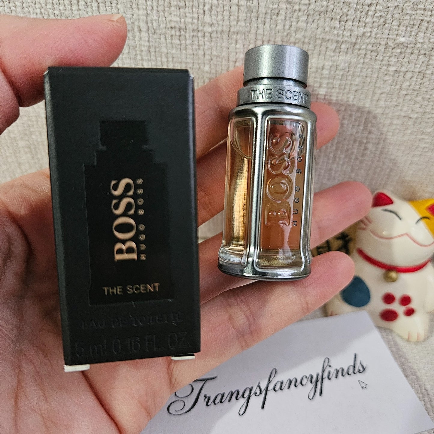 NIB! Hugo Boss Mini Cologne Set | Boss Bottled + The Scent | 5 ml Each | authent