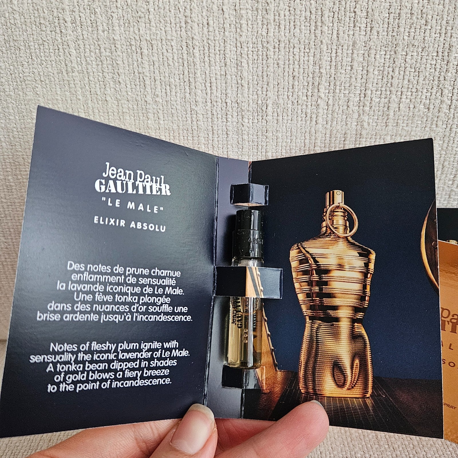 2x New Release Jean Paul Gaultier Le Male ELIXIR ABSOLU 1.5ml/0.05oz Sample NEW