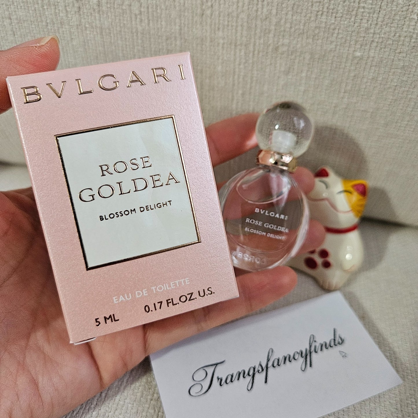 NIB! BVLGARI Rose Goldea Blossom Delight Mini EDT 5 ml / 0.17 oz | Authentic | N