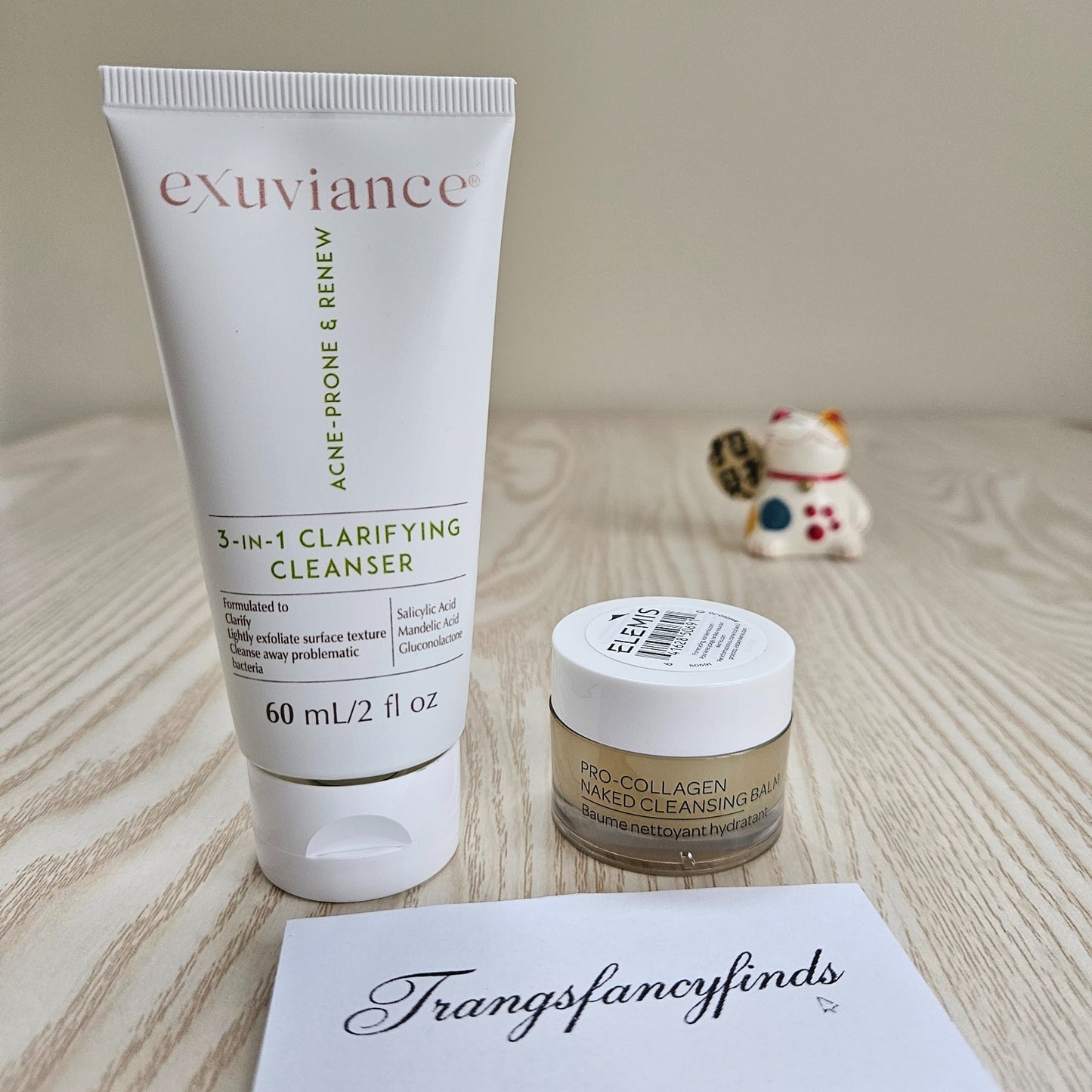 Exuviance 3-in-1 Clarifying Cleanser 60ml + Elemis Pro-Collagen Cleansing Balm 1