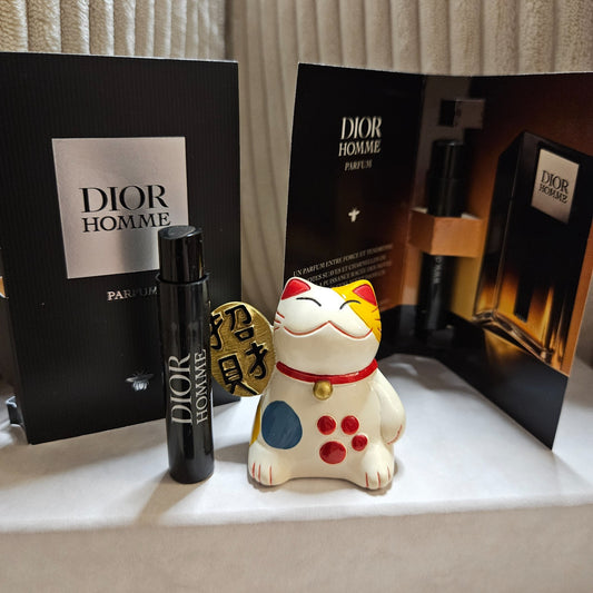 2X  Dior New Version Homme Parfum Men 1 ml 0.03 Fl Oz Spray Sample