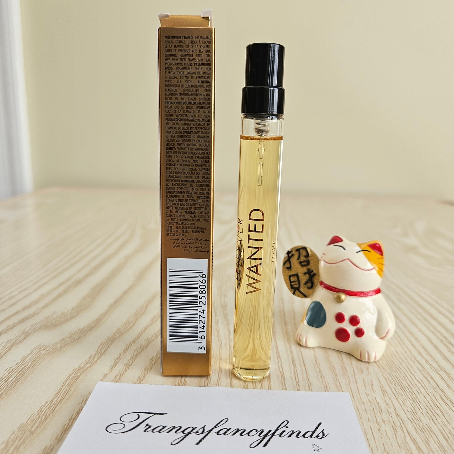 Azzaro Forever Wanted Elixir Parfum 10ml Travel Spray Men's Fragrance NIB