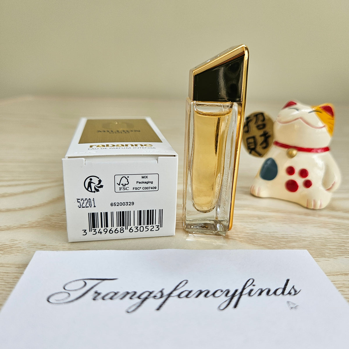 Rabanne Million Gold Eau de Parfum Intense 5ml Mini Dabber Men's EDP NIB Auth