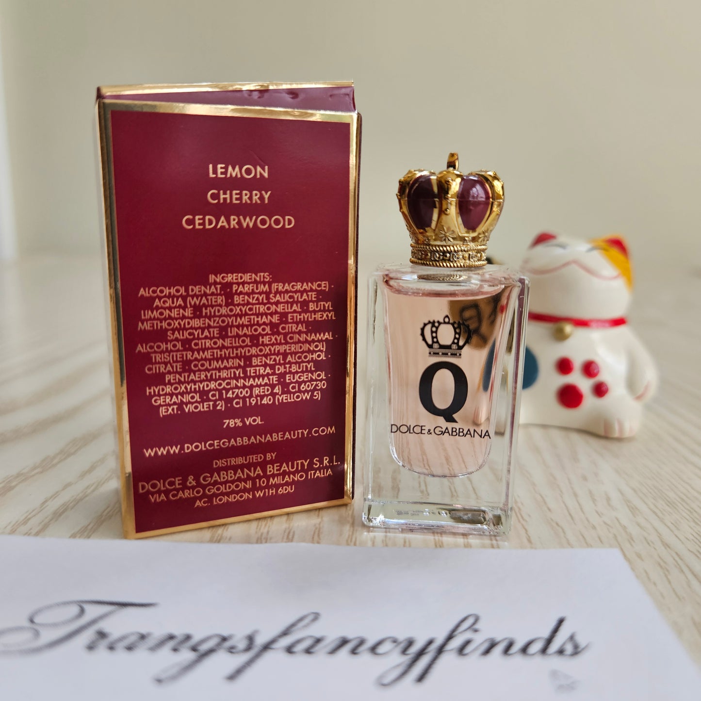 Dolce & Gabbana Q EDP 5ml Miniature Dabber Women's Eau de Parfum Travel Size
