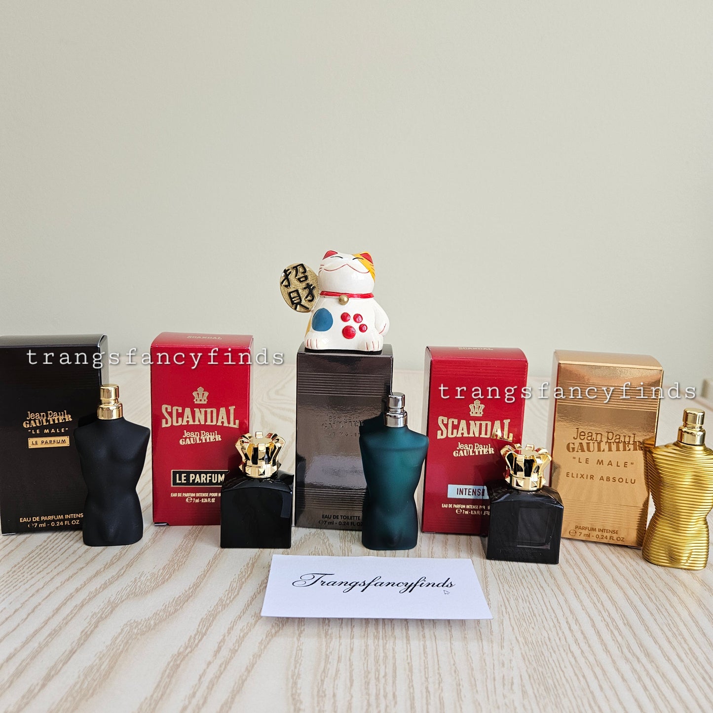 Jean Paul Gaultier Mini Fragrance Set 5pc Le Male Scandal Elixir 7ml Miniature