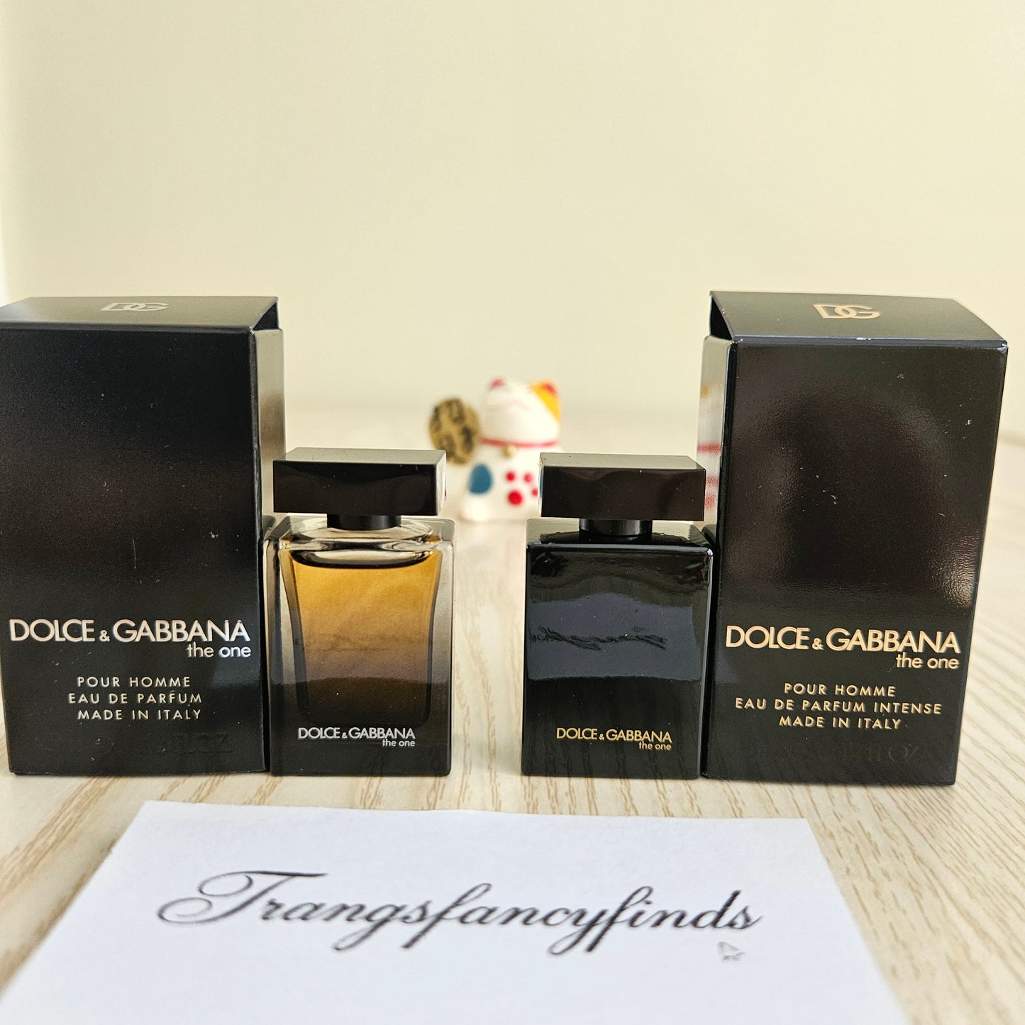 Dolce & Gabbana The One Pour Homme EDP & EDP Intense Mini Set 2pc Dabber New