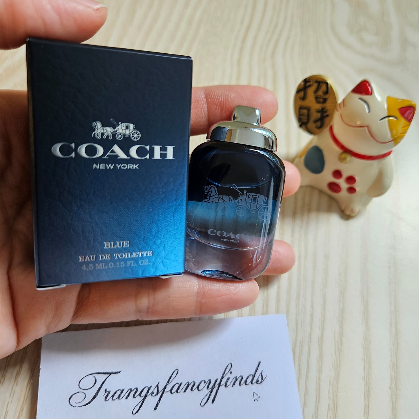 Coach Blue Eau de Toilette Men's Mini Miniature 4.5mL NIB Dabber