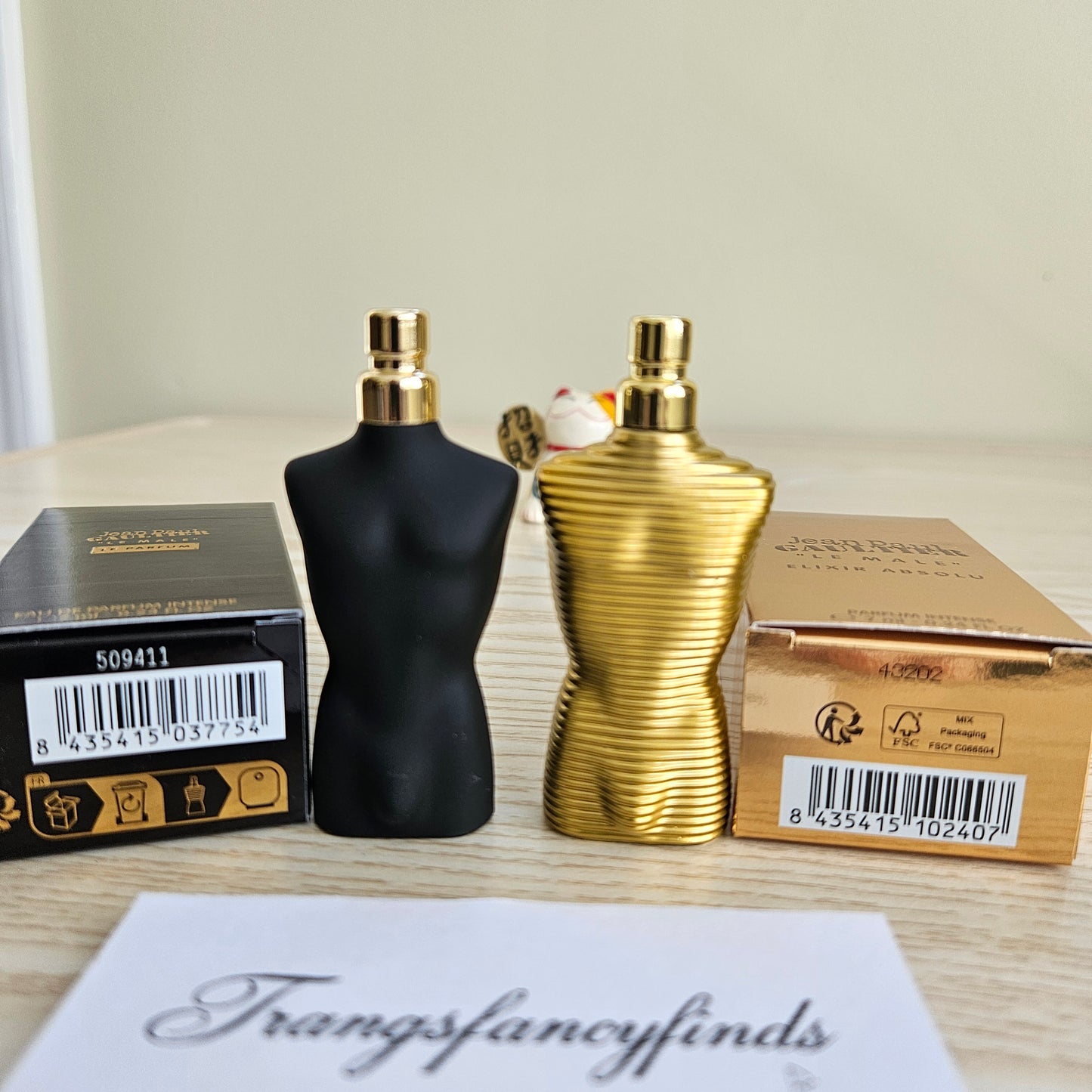 Jean Paul Gaultier Le Male Le Parfum & Elixir Absolu Mini Set 2 x 7ml Each NIB
