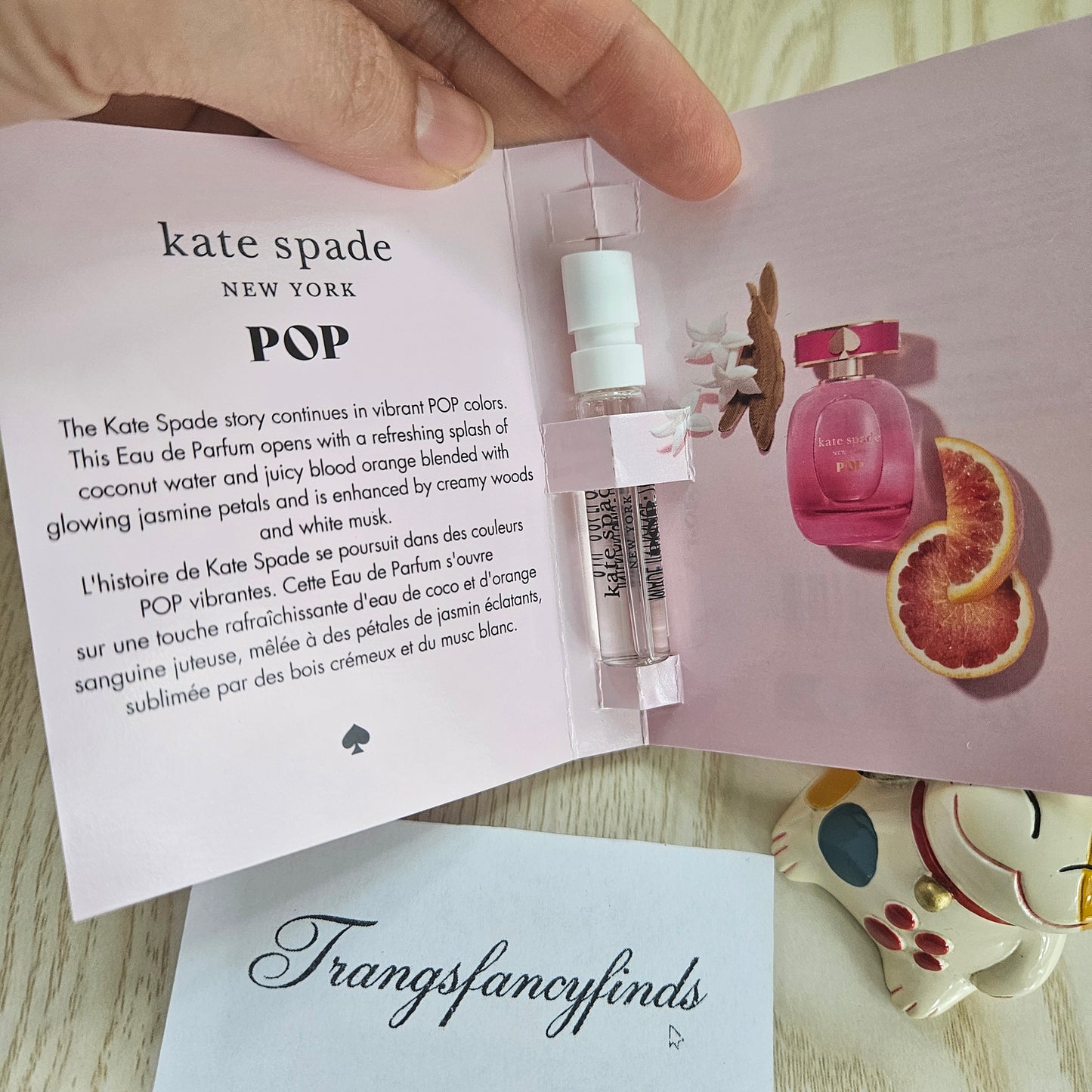 Kate Spade New York POP Eau de Parfum 2ml Sample Spray Vial Lot of 2
