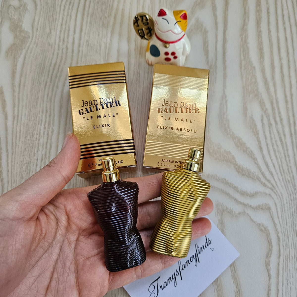 Jean Paul Gaultier Le Male Elixir & Elixir Absolu Parfum Mini Set 2x7ml NIB
