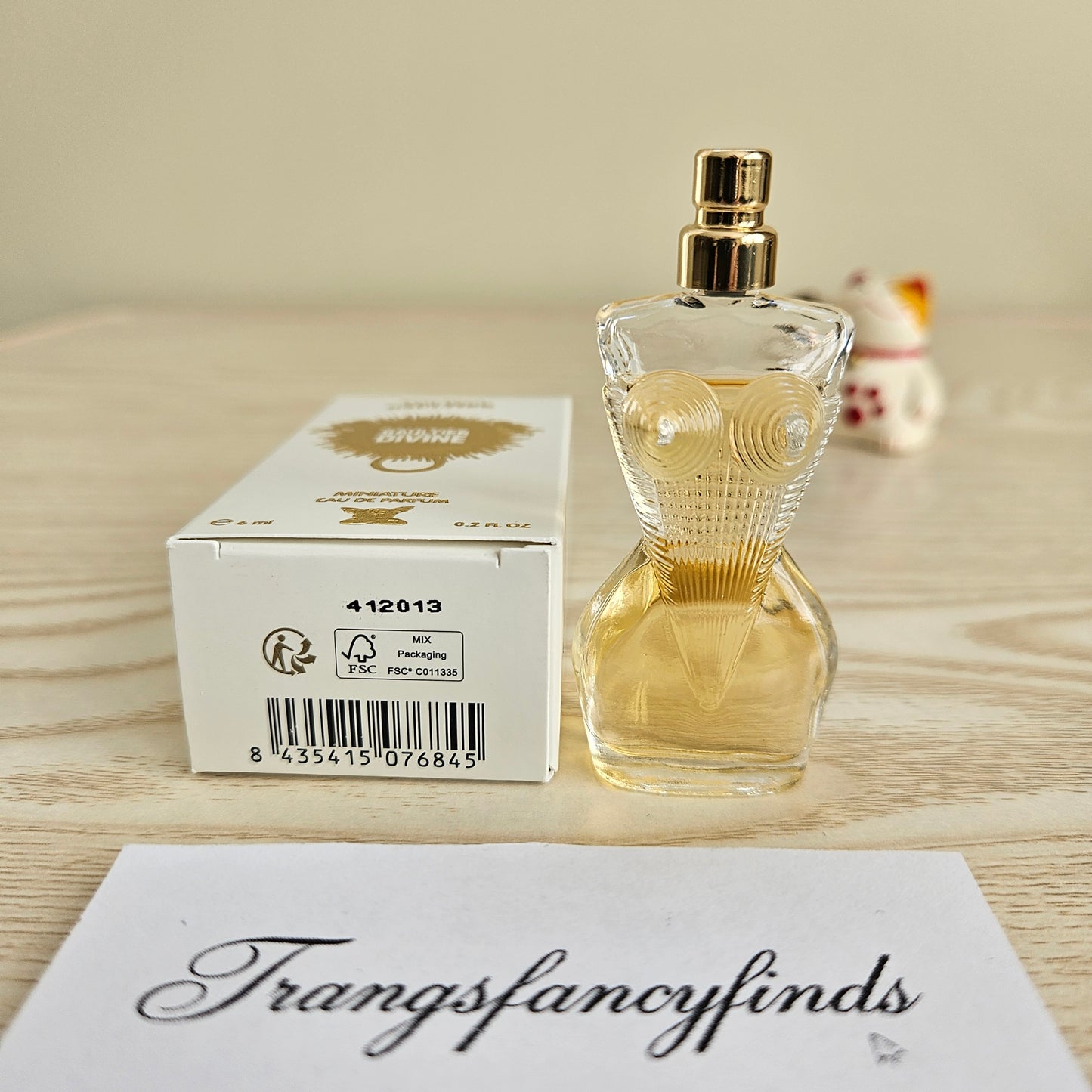 Jean Paul Gaultier Divine EDP Miniature 6mL 0.2oz NIB Authentic Mini