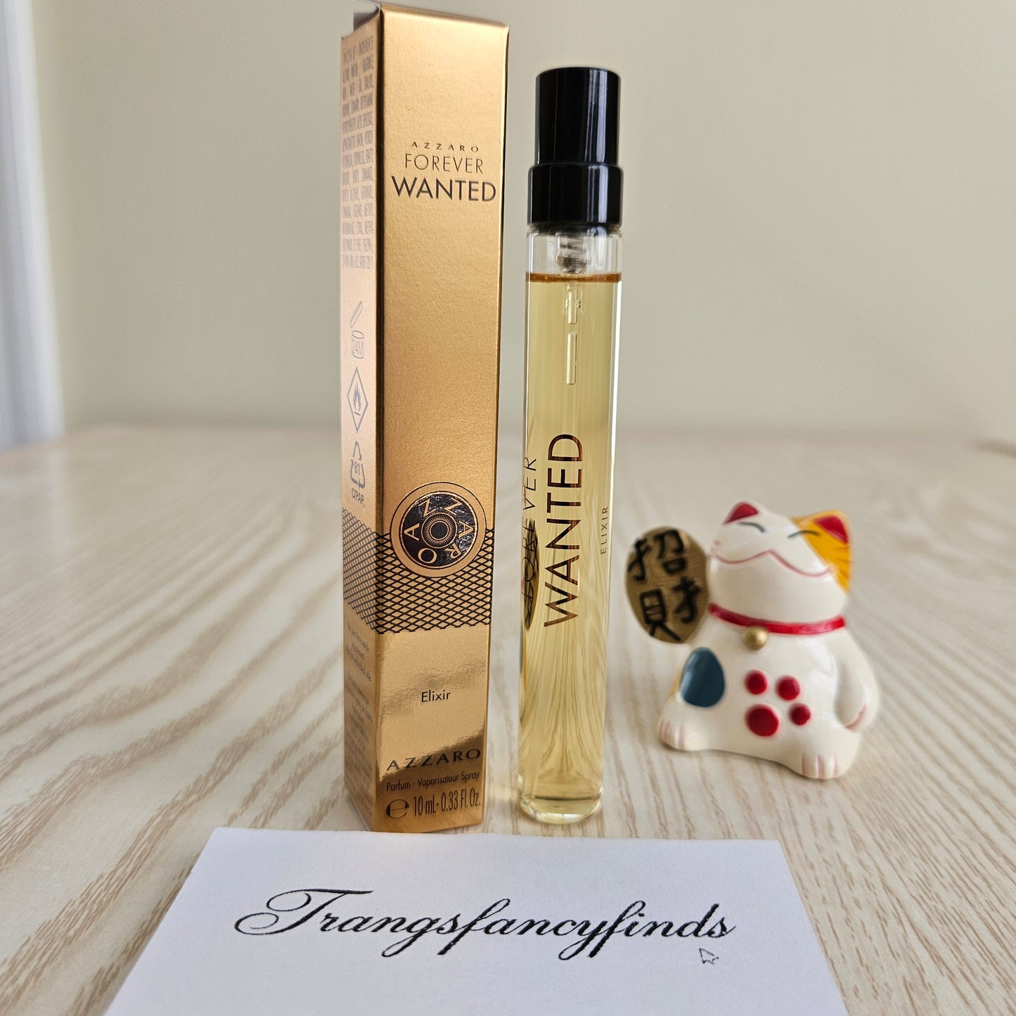 Azzaro Forever Wanted Elixir Parfum 10ml Travel Spray Men's Fragrance NIB