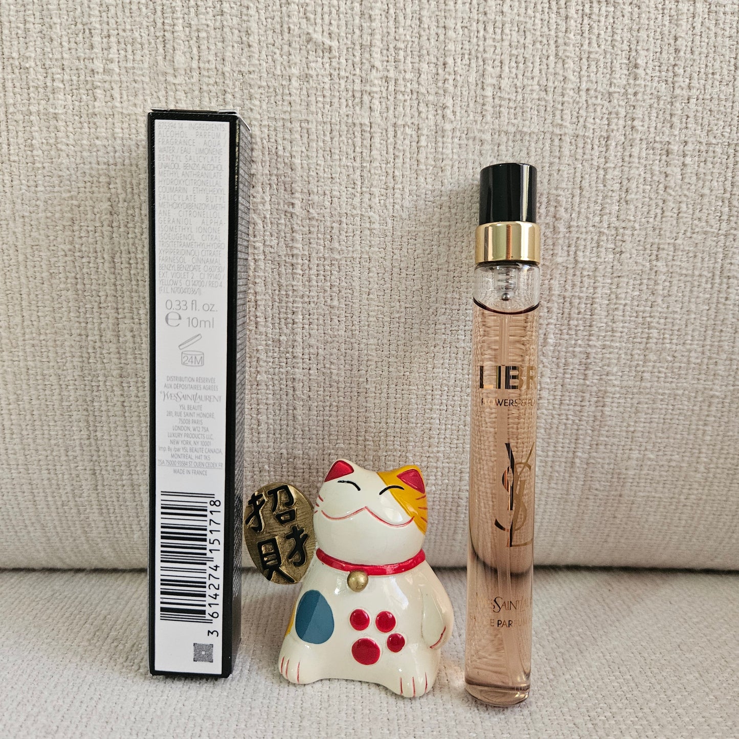 YSL Libre Flowers & Flames EDP Florale Travel Spray 10ml NIB Women