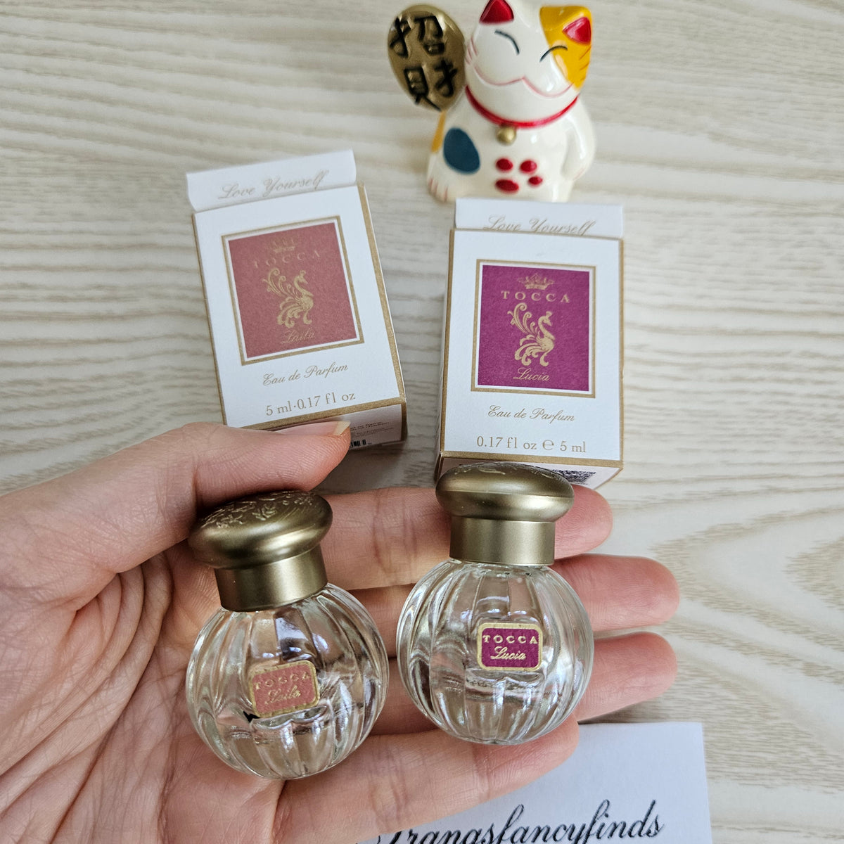 Tocca Laila & Lucia EDP Mini Perfume Set 2x5ml Dabber Miniature NIB Authentic
