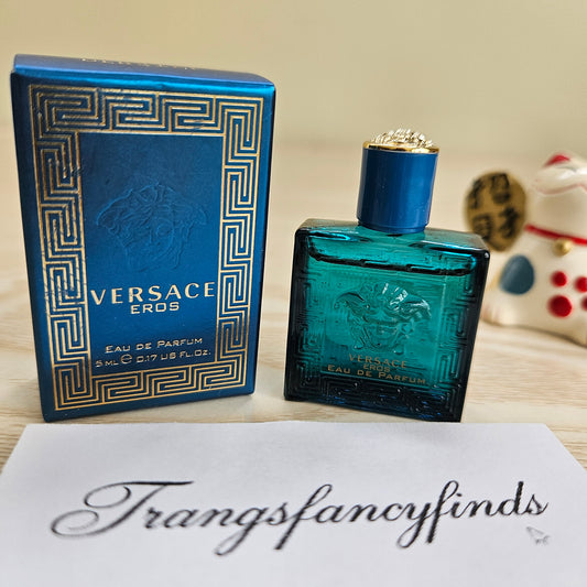 Versace Eros Eau de Parfum Men's Mini Miniature 5mL 0.17oz NIB