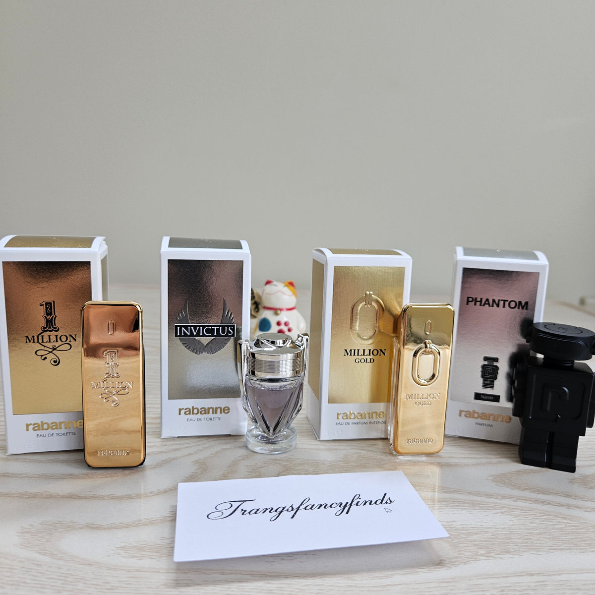Lot of 4 Rabanne Miniature Set Dabber Travel Mini 5ml each NIB Authentic