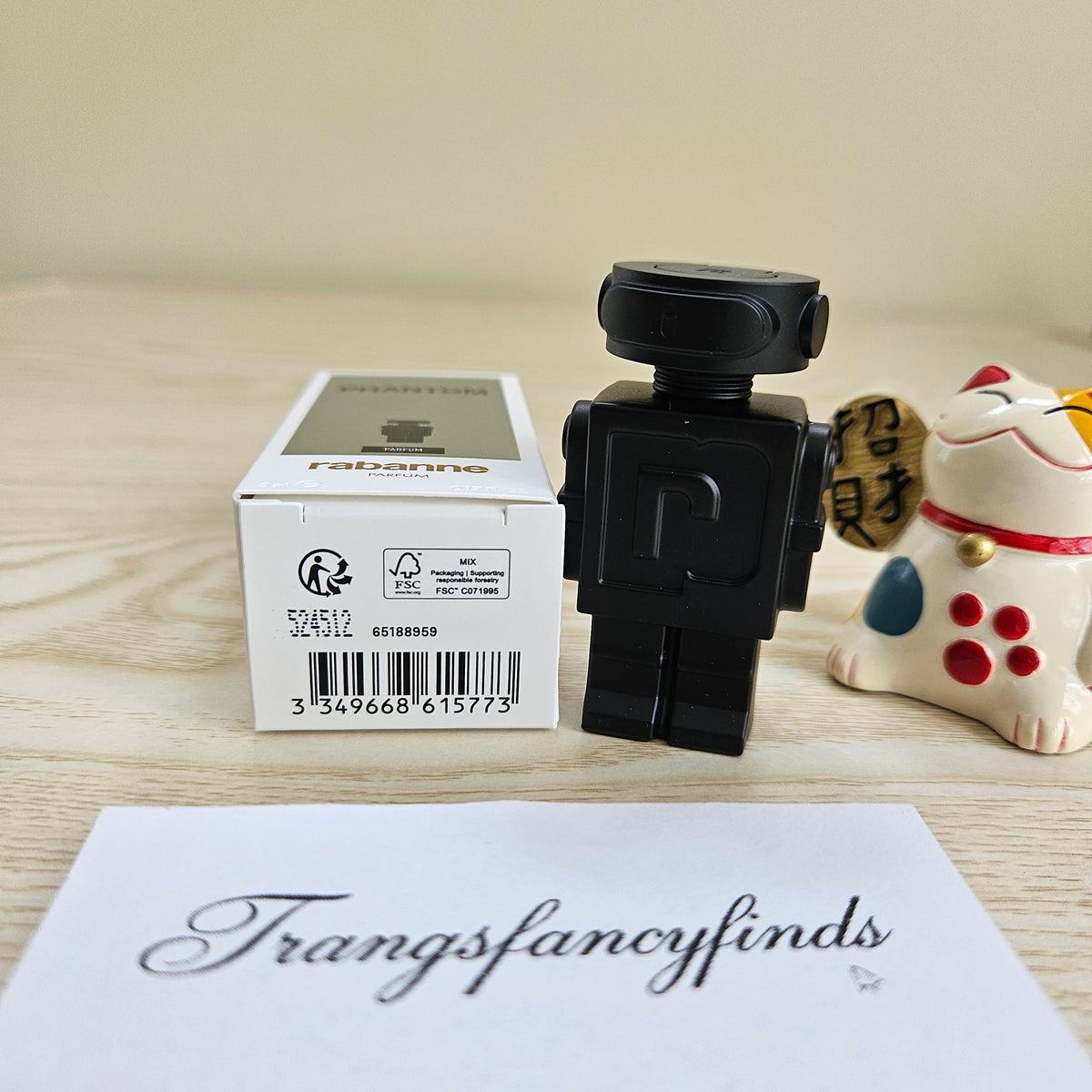 Rabanne Phantom Parfum 5ml Mini Dabber Robot Bottle Men's Fragrance NIB Authenti