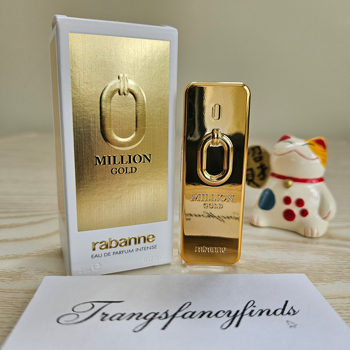 Rabanne Million Gold Eau de Parfum Intense 5ml Mini Dabber Men's EDP NIB Auth